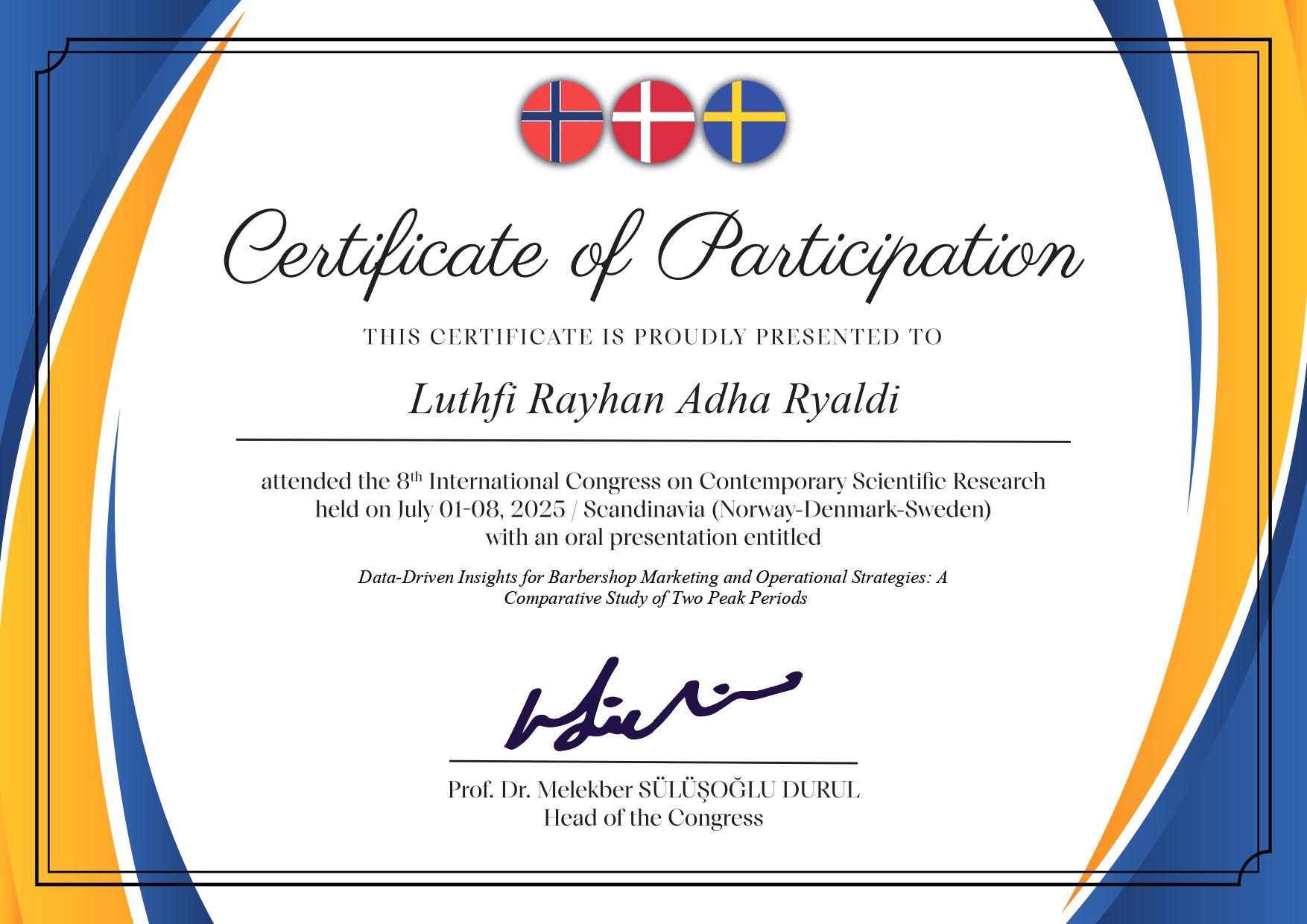 Sertifikat Pelatihan